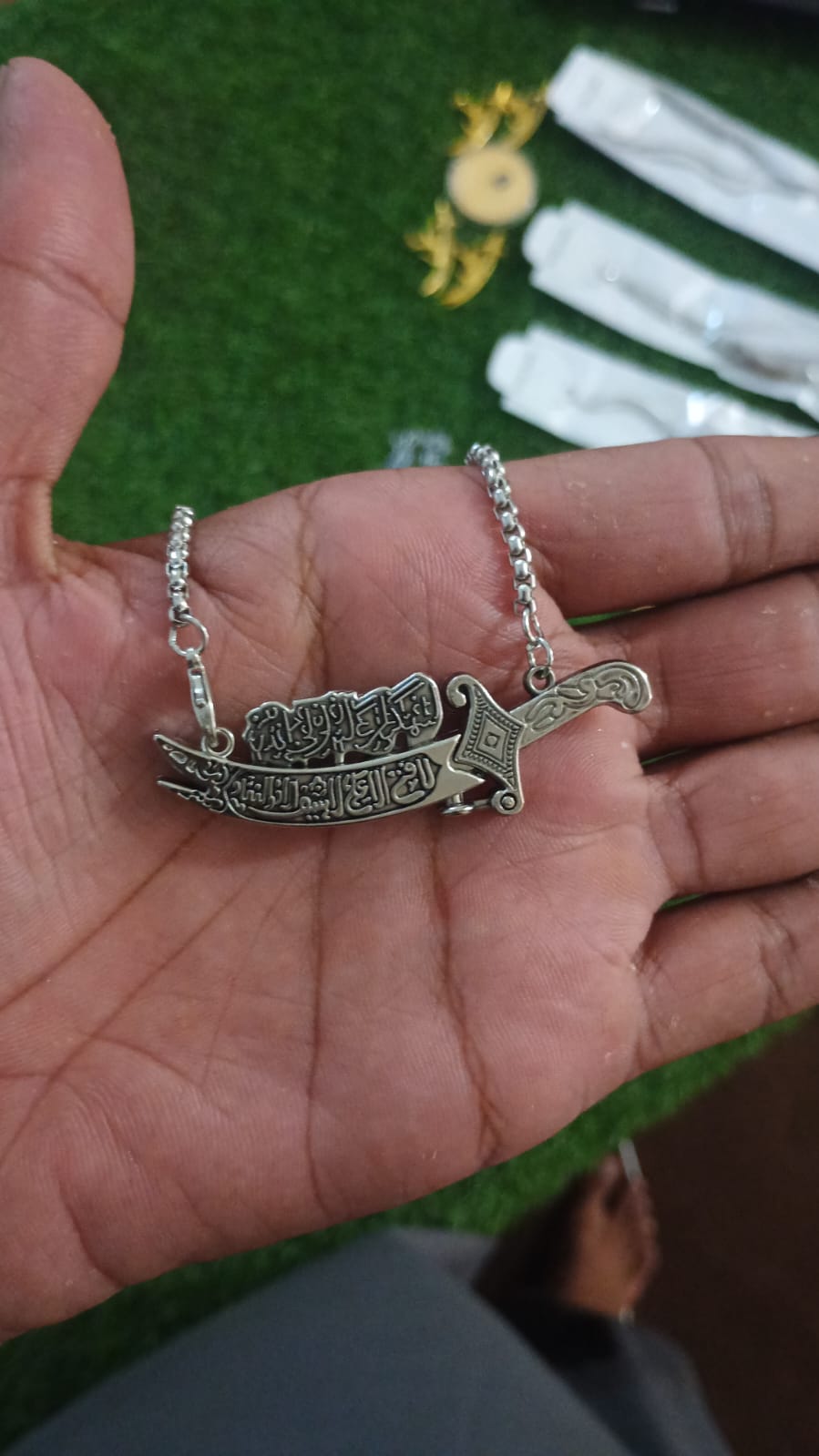 Zulfiqar of Mola Ali (A.S.) Pendant - Premium Stainless Steel