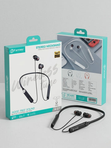 Fantesi A-27 Wireless Stereo Neckband – Premium Sound & Noise Reduction